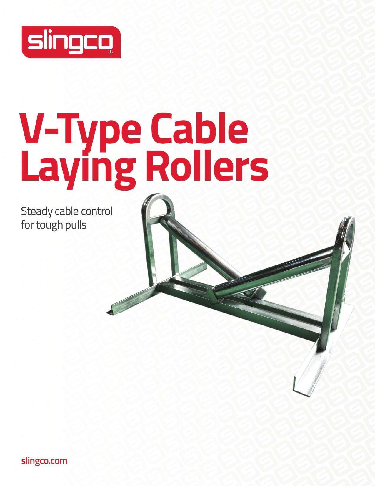 V-Type Cable Laying Rollers